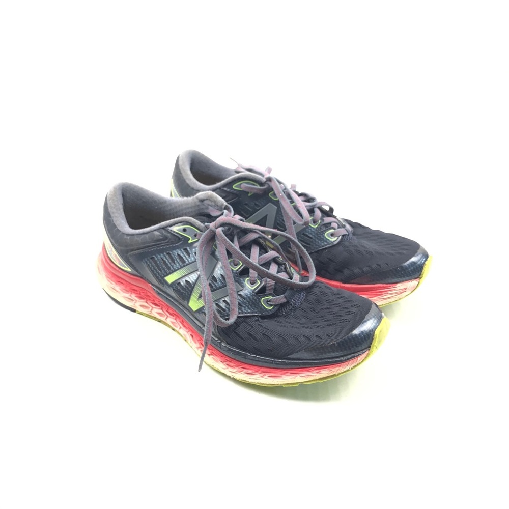 New Balance Men’s Fresh Foam Shoes Black/Red - Picture 1 of 6